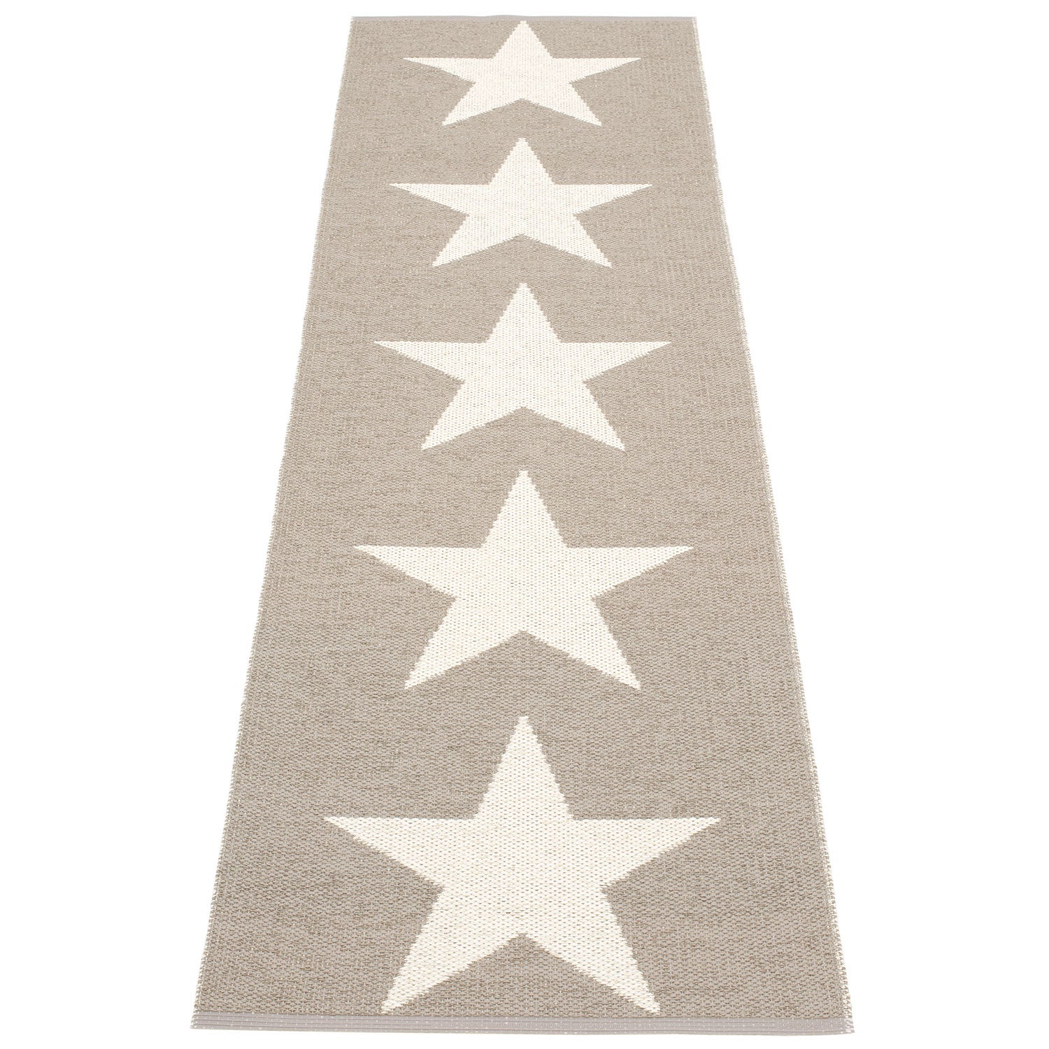 Pappelina, Viggo tæppe 70x250 cm one mud / vanilla