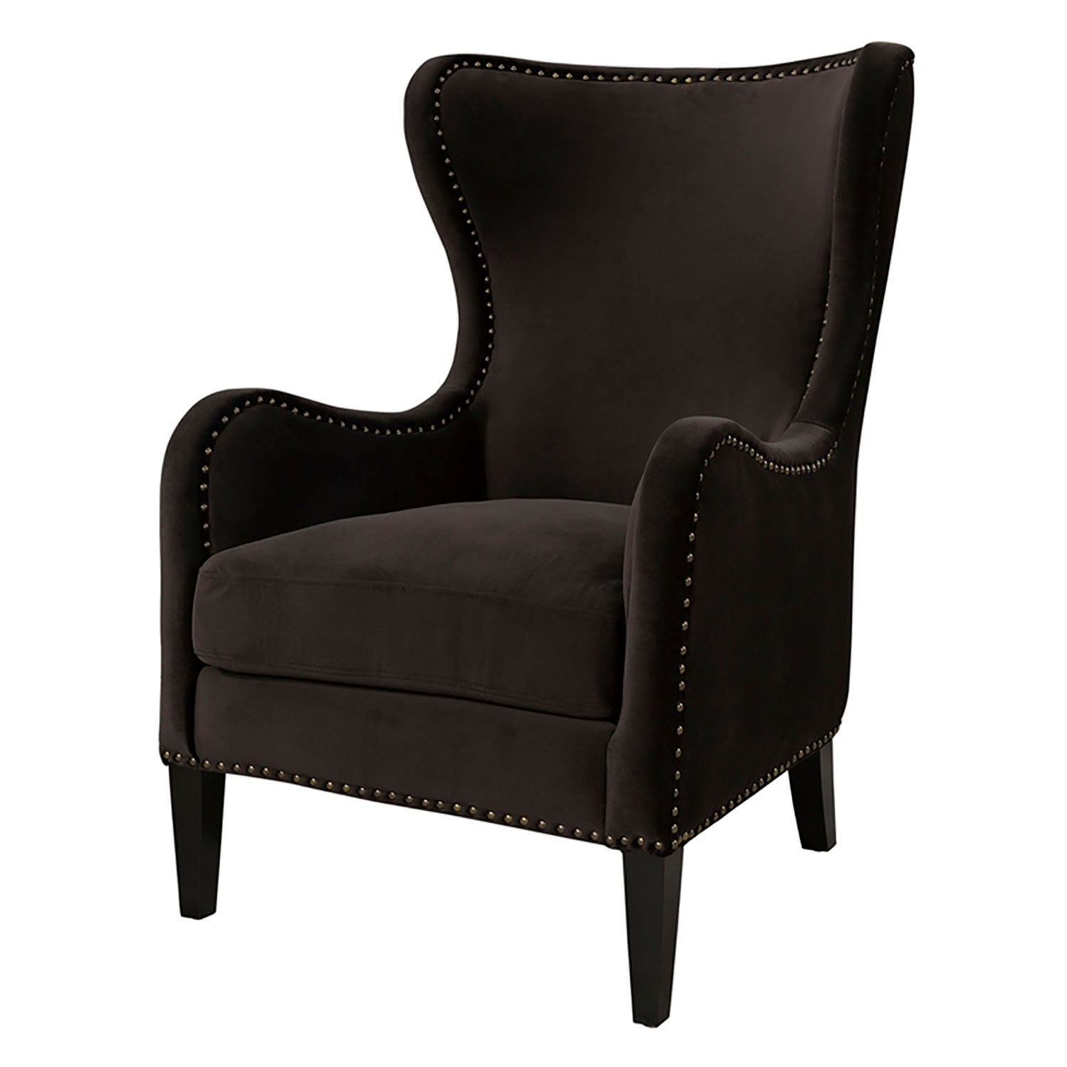 Artwood, Mischa Lænestol Velvet Dark Brown Artwood