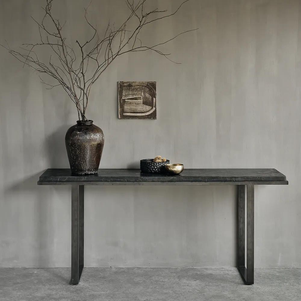 Chopped skål sort lakeret mahogni- Sæt med 3 stk