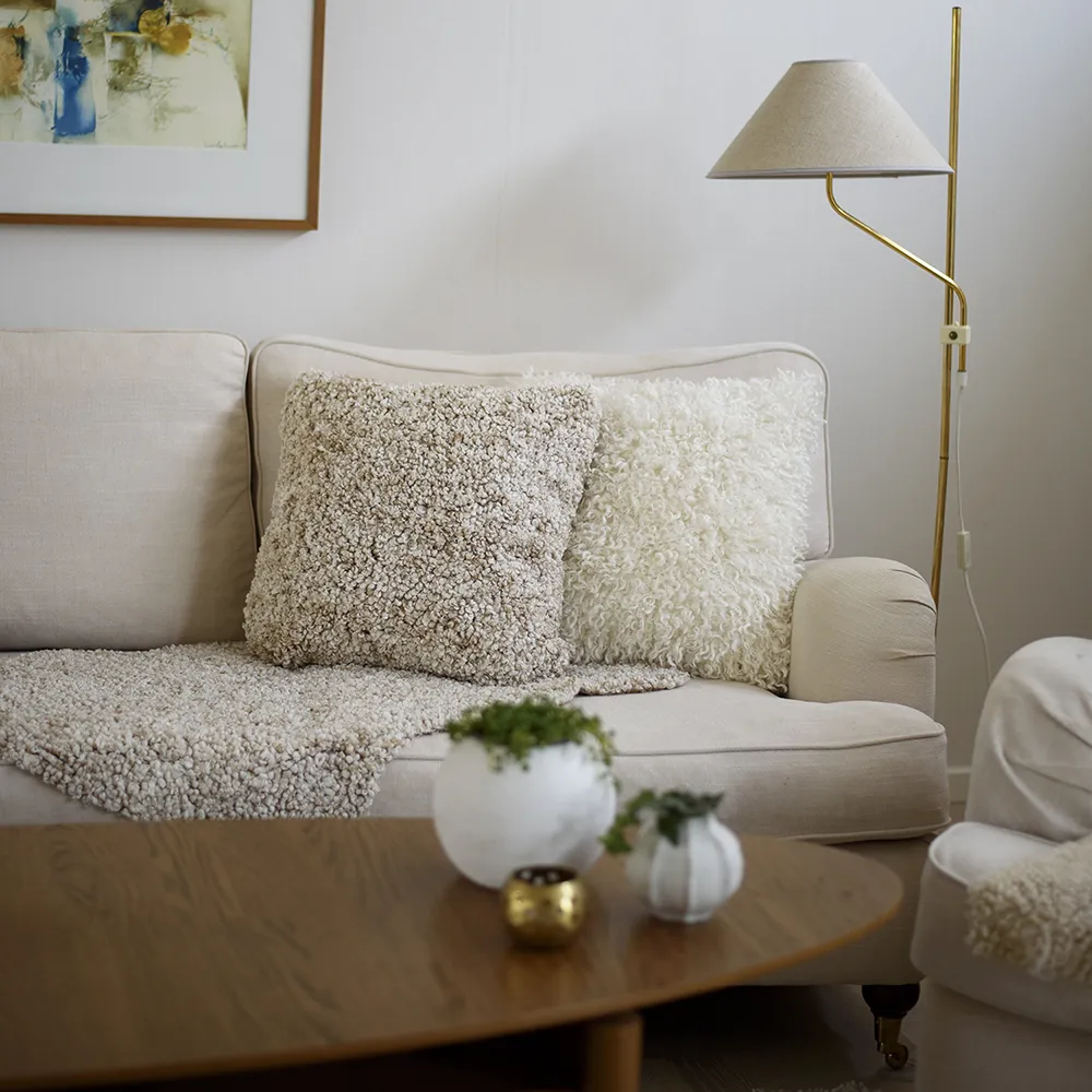 Lumme pyntepude 45x45 cm Sand