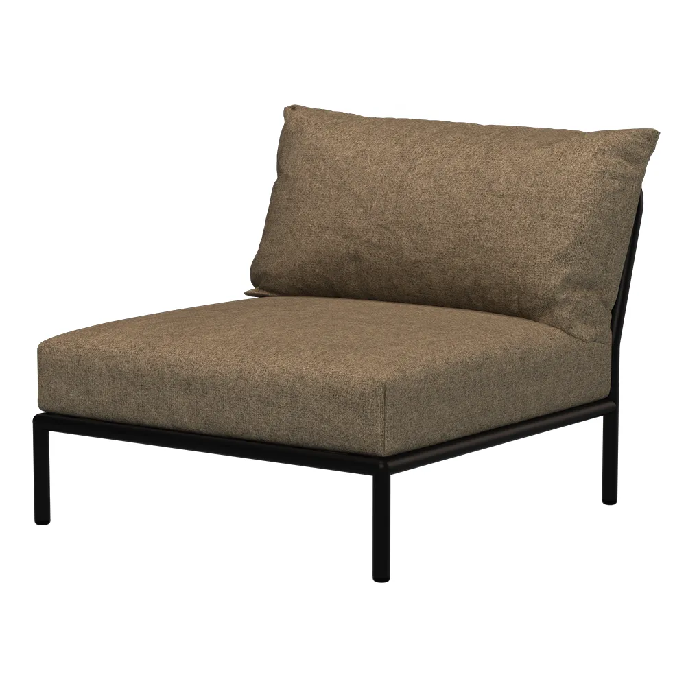 Houe, Level 2 Lænestol Papyrus/Dark grey