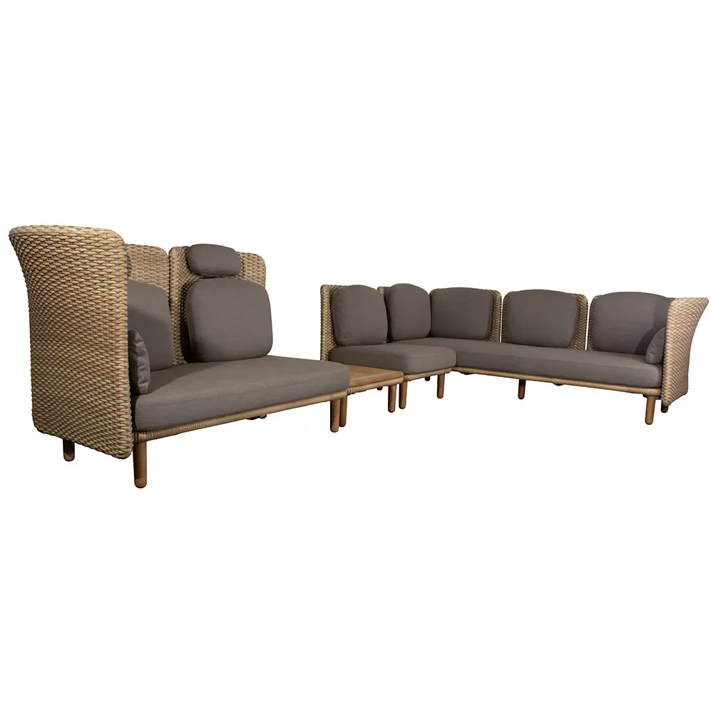 Arch hjørnesofa m/lavt+højt ryglæn