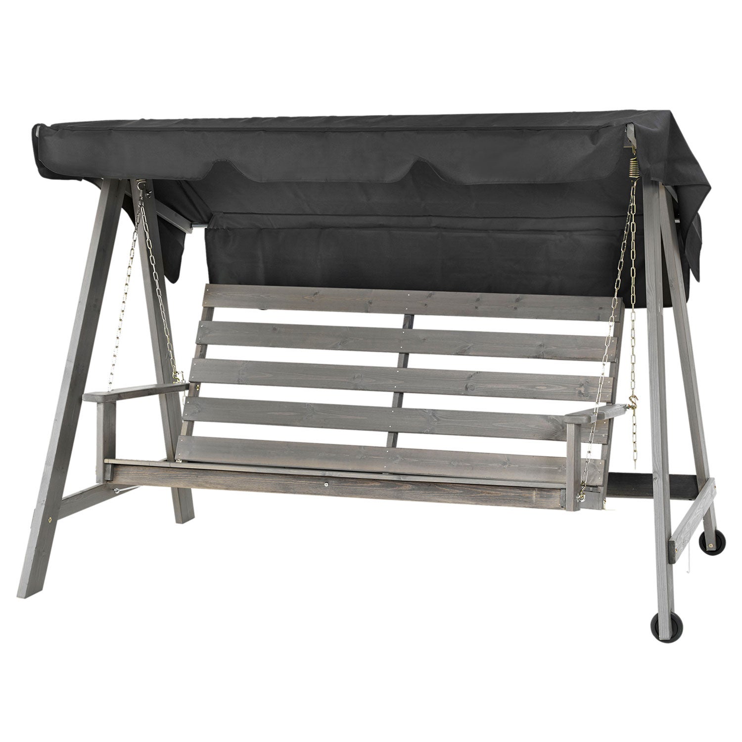 Kornhult Hængesofa Grå Fyrretræ Brafab