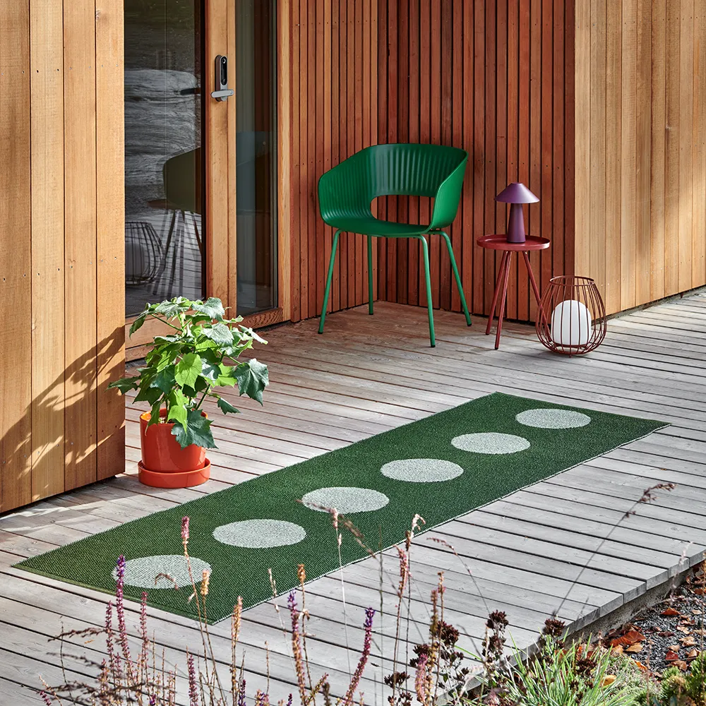 Vera Pop tæppe Leaf/Misty Mint 70 x 360cm