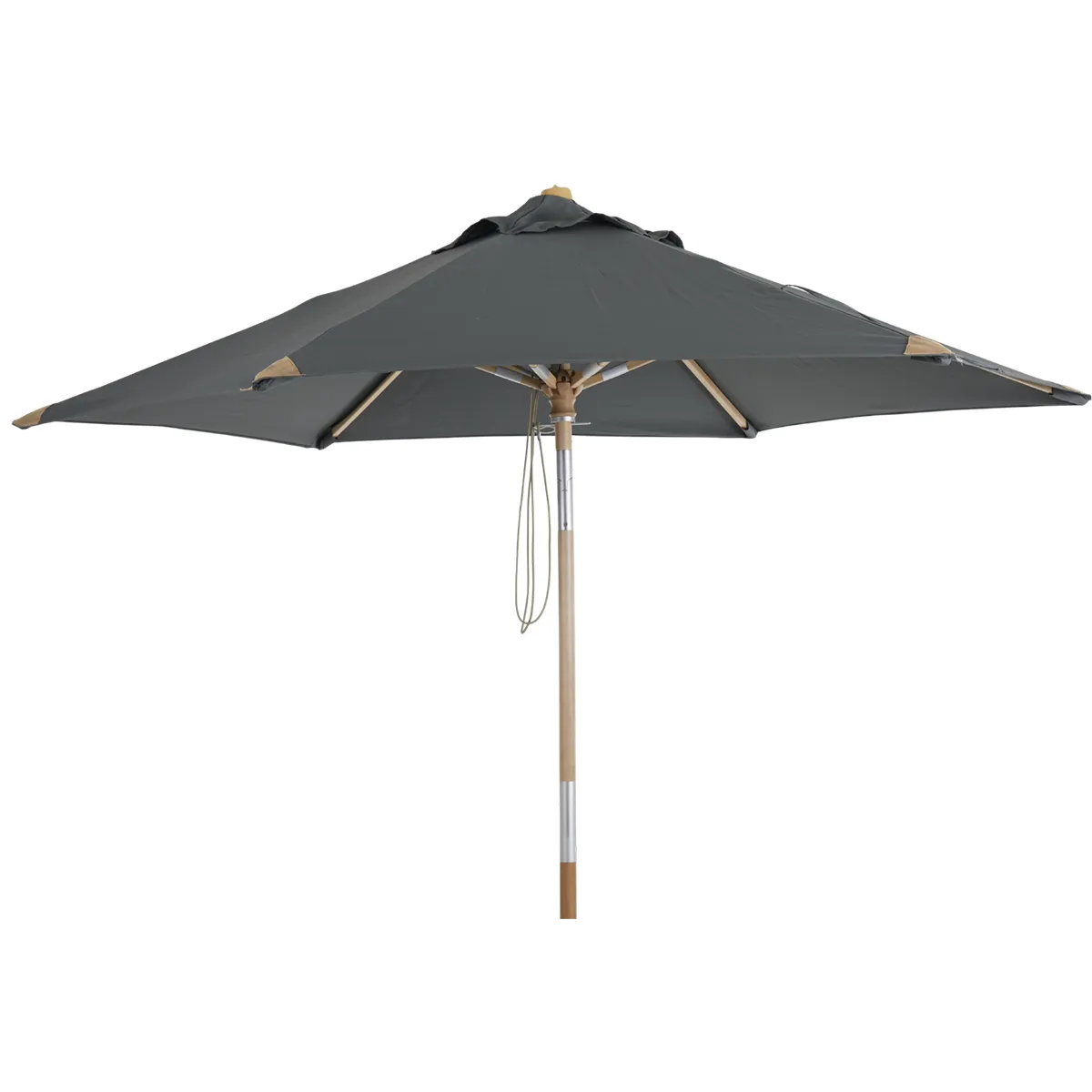 Brafab, Trieste træparasol 250 cm - Grå