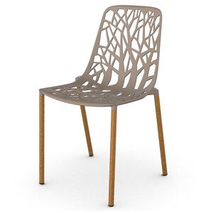 Forest Spisebordsstol Iroko/Pearly Gold