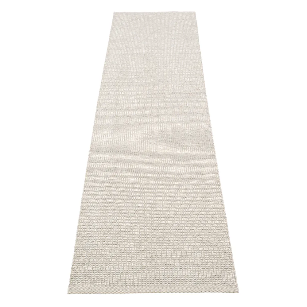 Pappelina, Emm tæppe 70x300 cm Fossil Grey/Stone Metallic