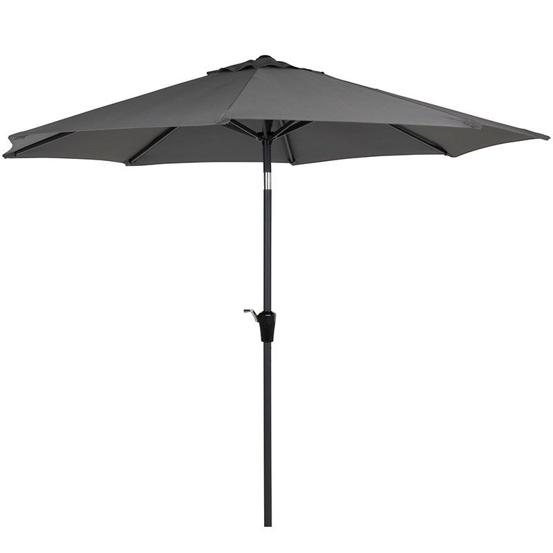Cambre parasol 250 cm grå/grå