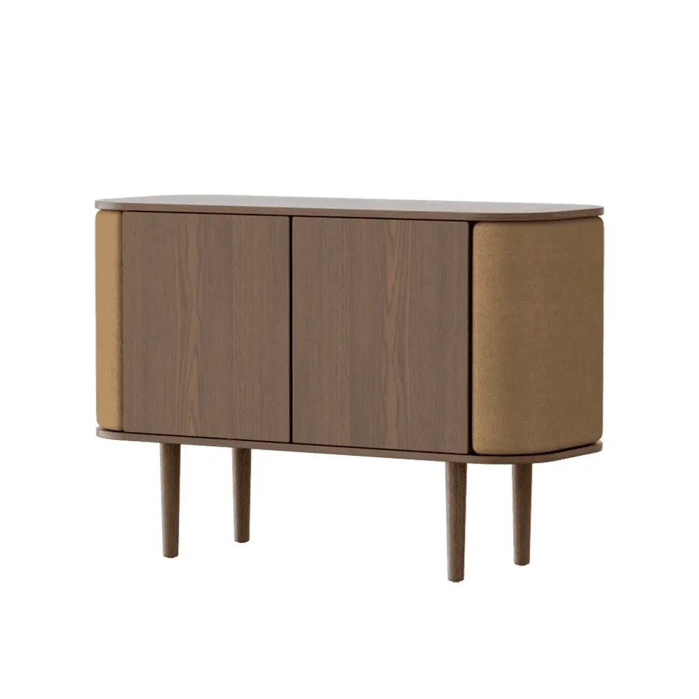 Umage, Treasures skab med 2 låger, mørk eg/Sugar Brown