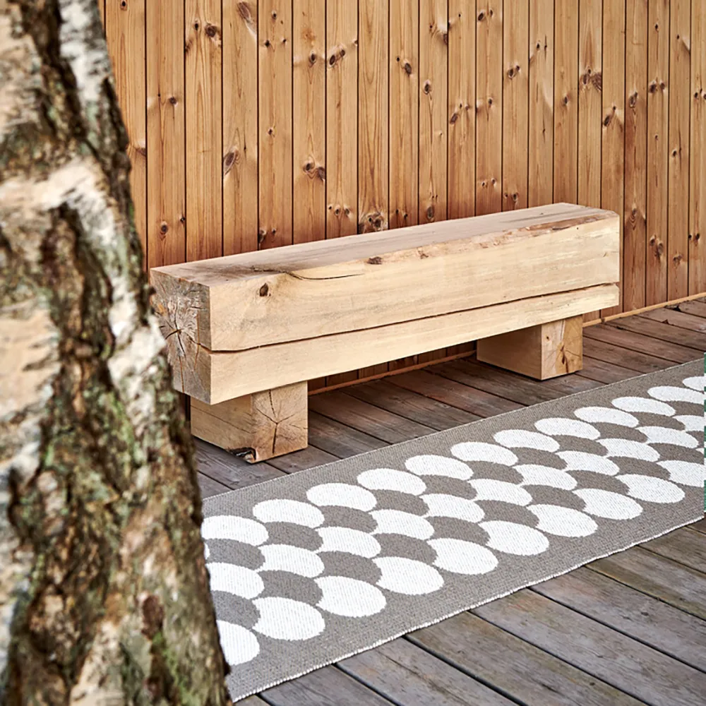 Poppy Potato / Vanilla tæppe 70 x 250 cm