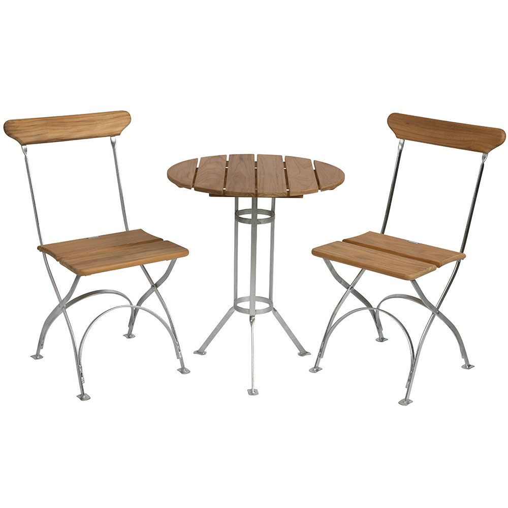 Bryggeri Cafésæt Hvid Grythyttan Stålmöbler