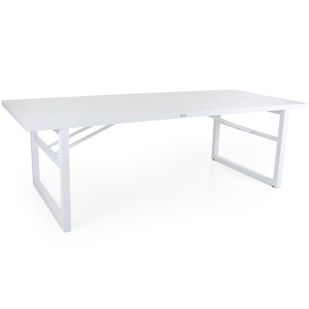 Vevi Spisebord 95x230 cm Hvid Brafab