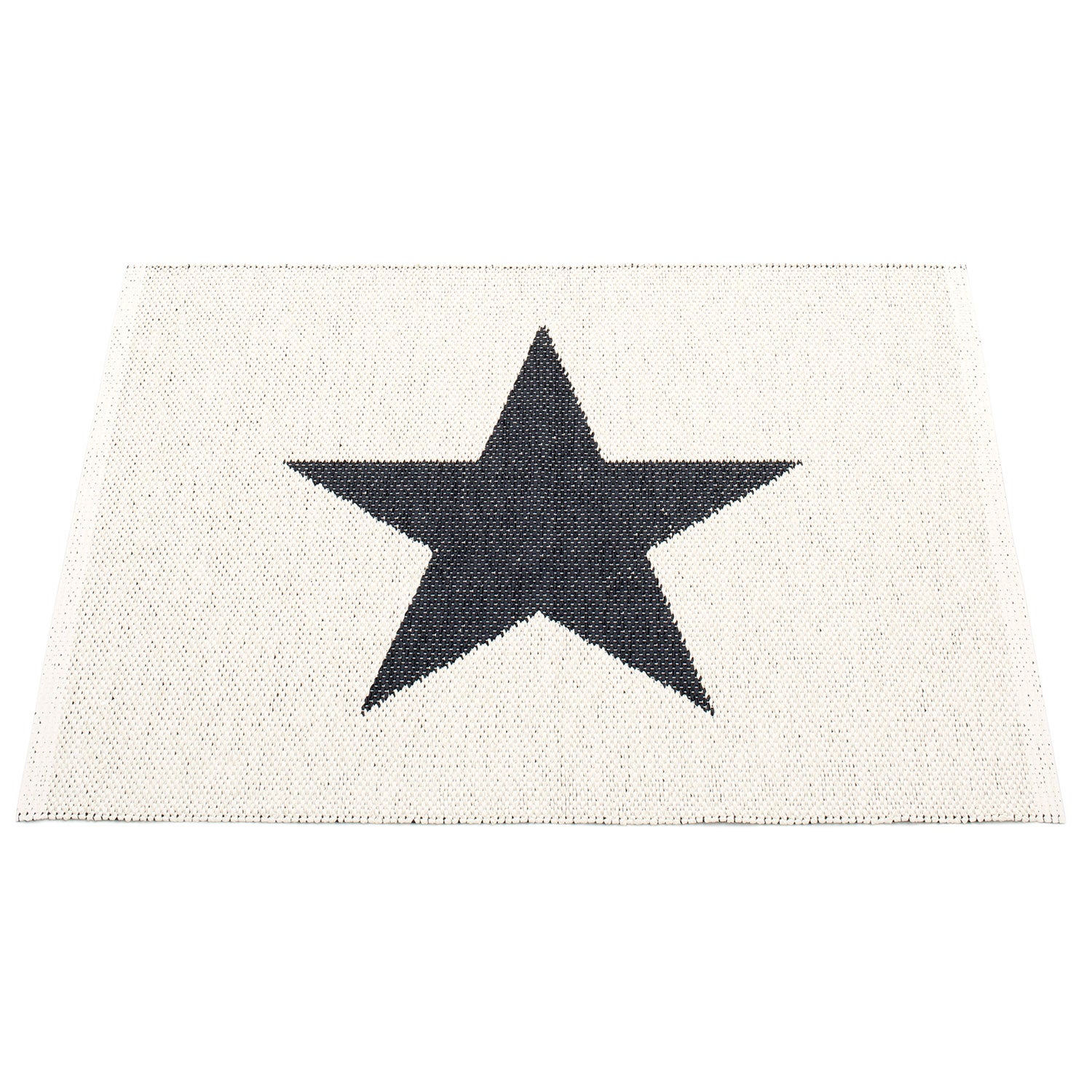 Viggo tæppe 70x90 cm small black / vanilla 