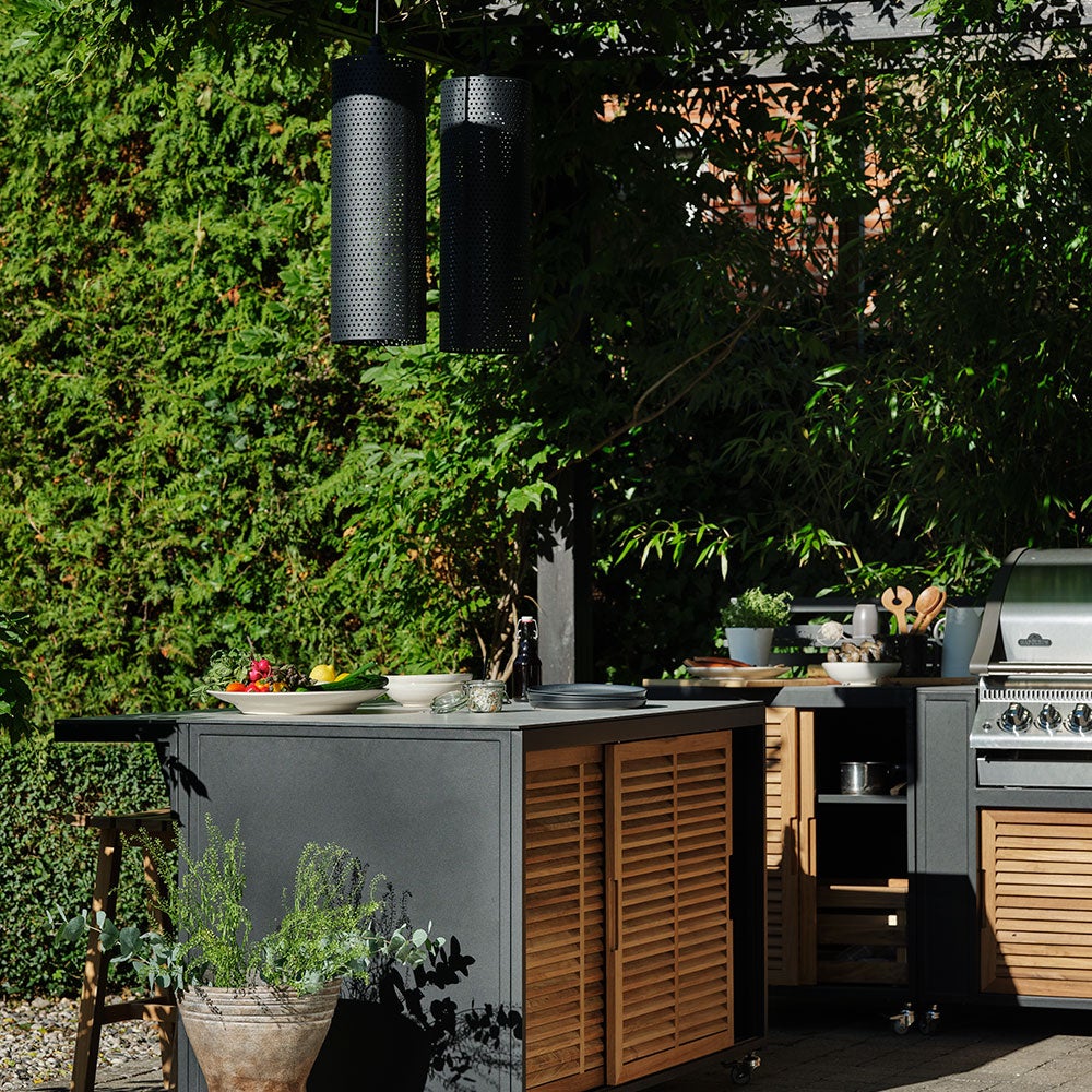 Fornax Køkkendel Stor Sort/Grå Brafab