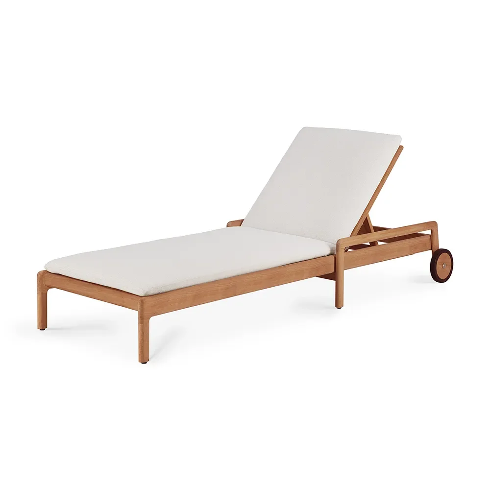 Ethnicraft, Jack Sunbed Teak/Off White tynd hynde