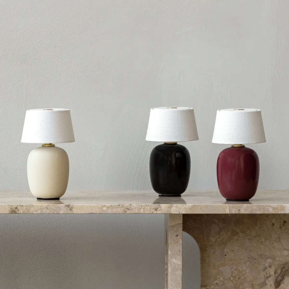  Torso Bærbar Lampe Rubin
