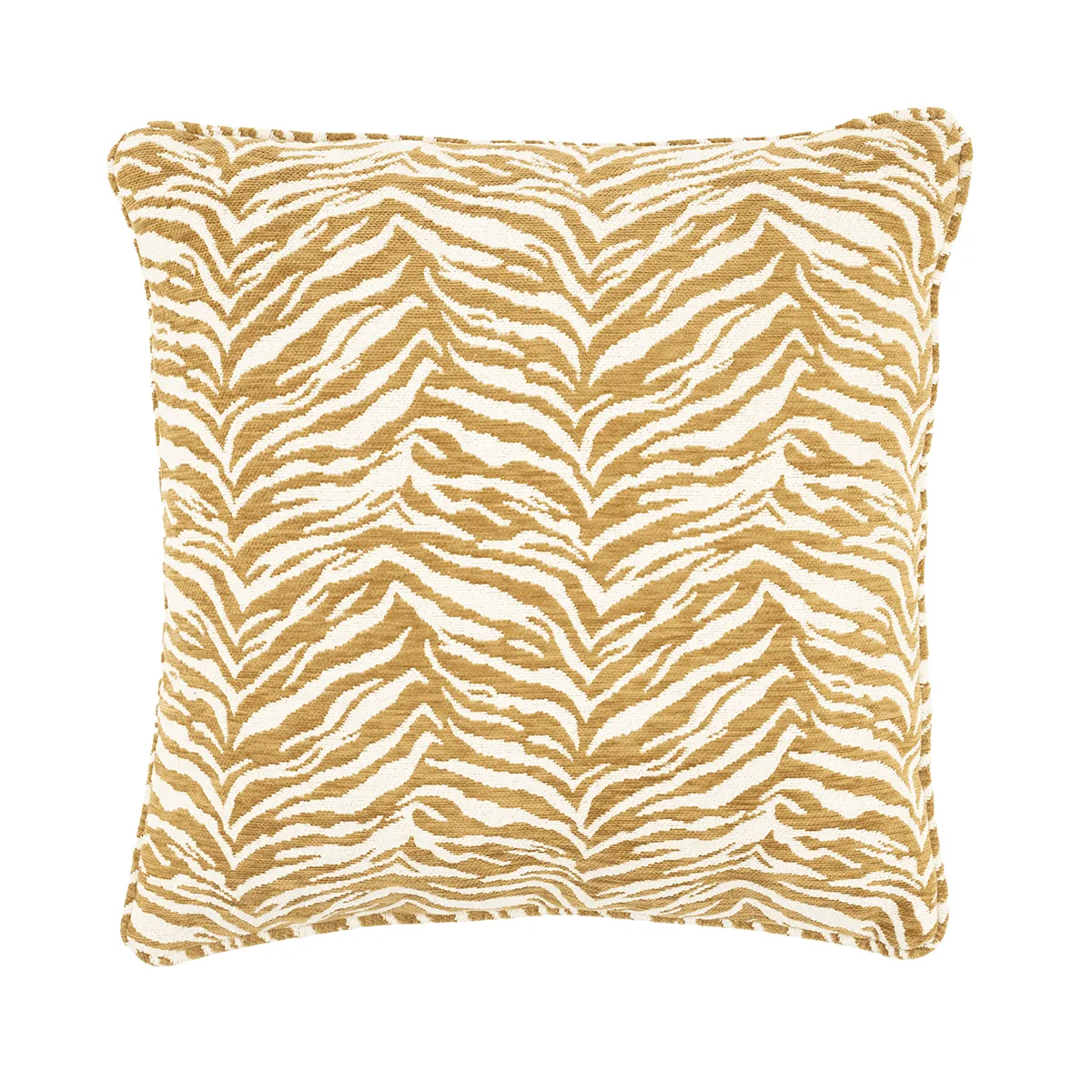 By-Boo, Pyntepude Tigra Mustard 45x45 cm