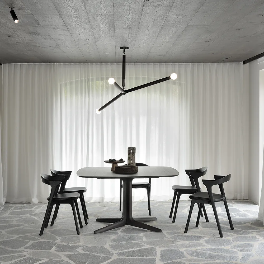 Bok Spisebordsstol sort eg/black leather