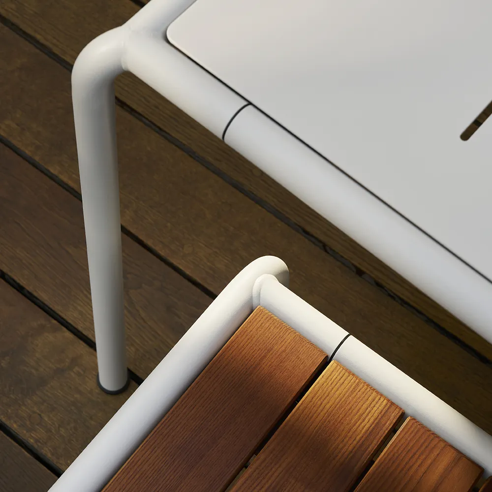 AVANTI Spisebord 153x98 cm råhvid