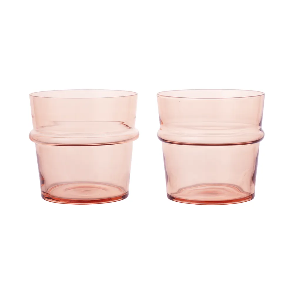 Boya Lavt drikkeglas 2-pak - Blush