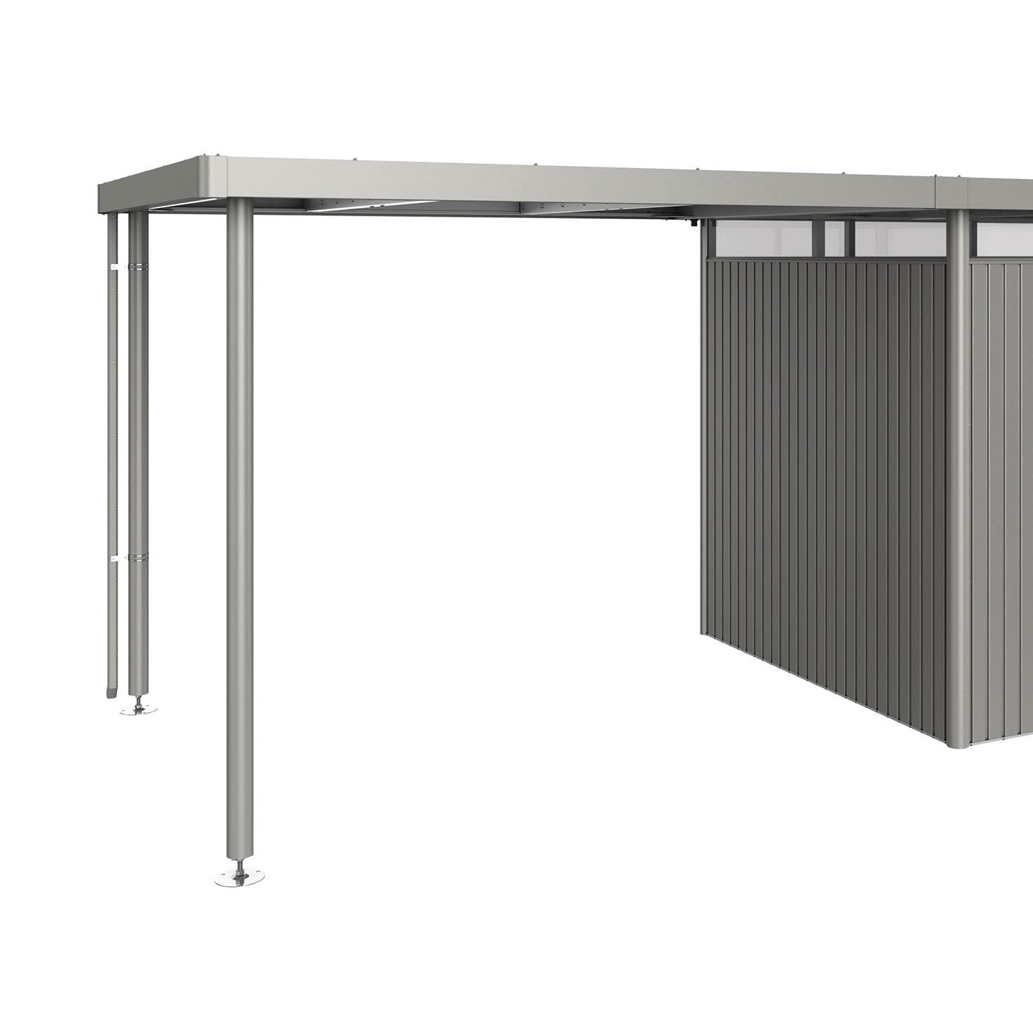 Highline sidetak Havehus størrelse h3 metallisk kvartsgrå