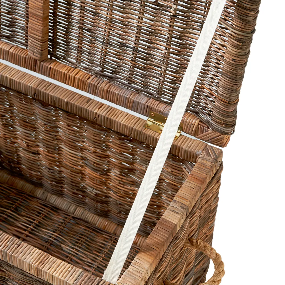  Rustik rattan kiste 90x40 cm