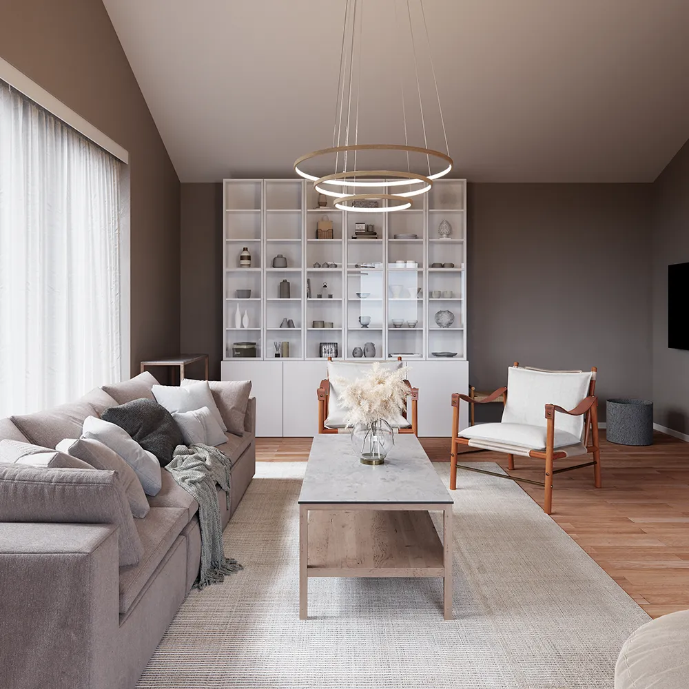 Trione loftlampe Ø80cm Nature