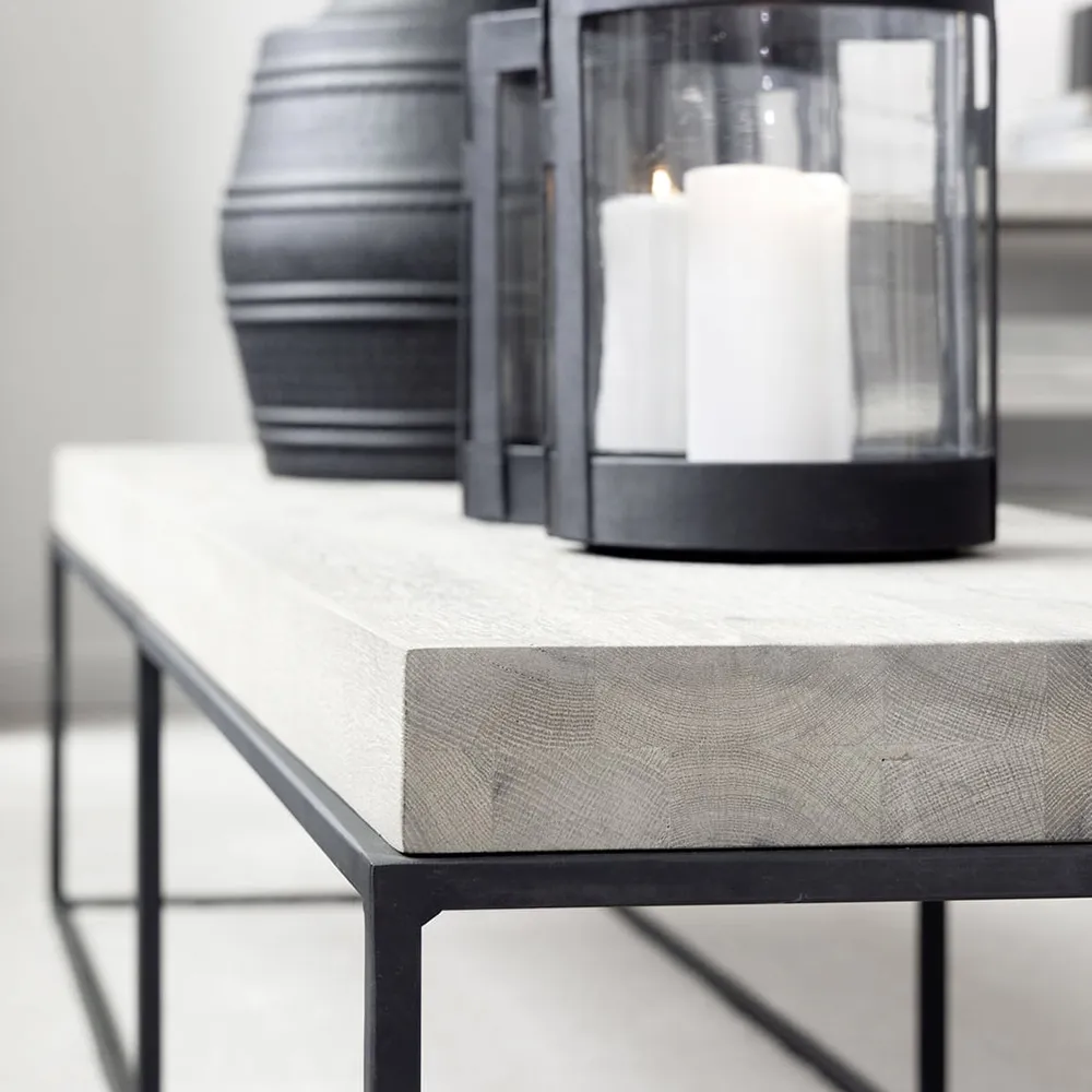 Sofabord Carlisle 100x100 cm Silverstone