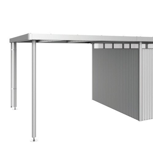 Sidotak haveskur highline størrelse h5 metallisk sølv