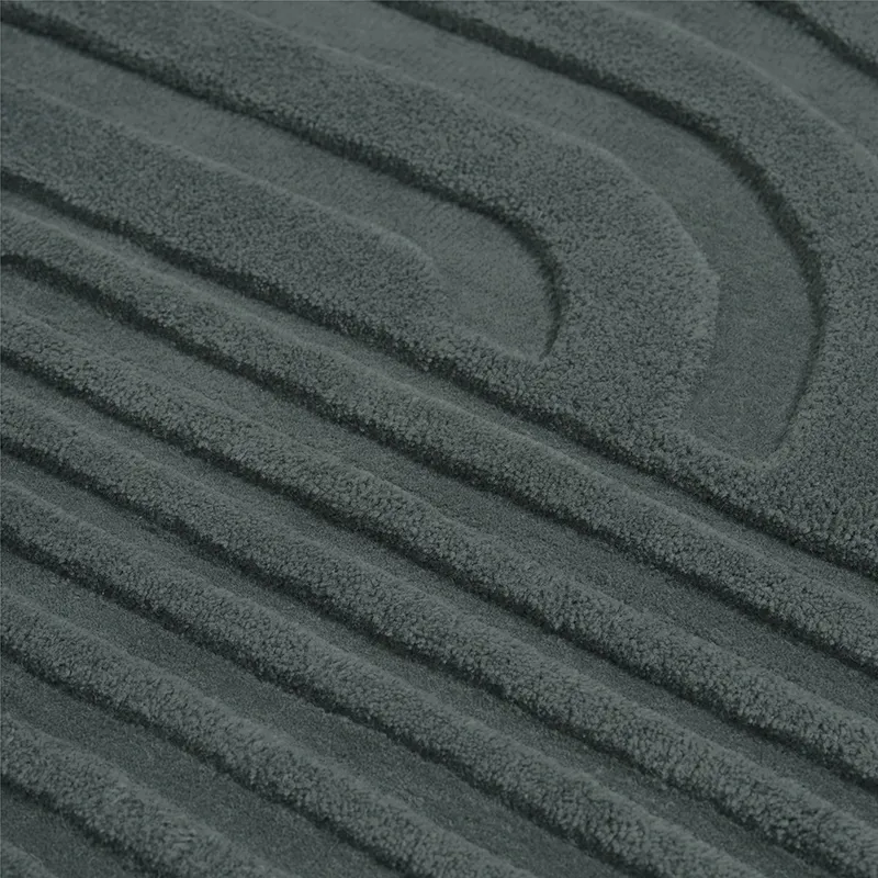 Relevo tæppe 200 x 300 cm - Dark Green