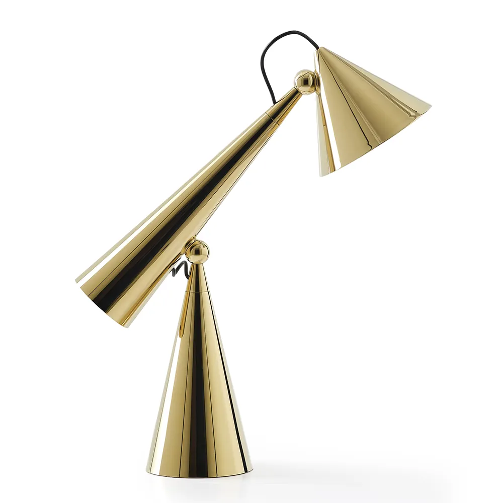 Pose Task LED Bordlampe fra Tom Dixon Gold - Jacobsen Plus