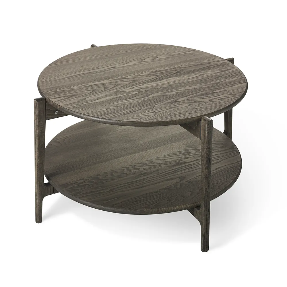 Leia sofabord brun olieret ask 