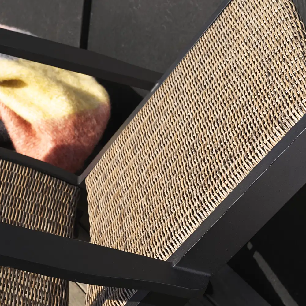 Kira Lænestol Sort/Rustik