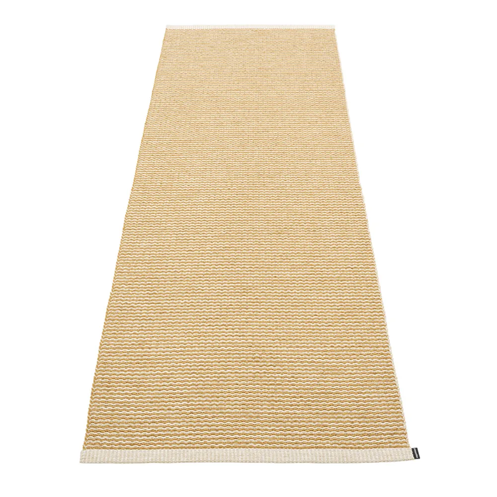 Pappelina, Mono Ochre / Cream tæppe 85 x 260 cm
