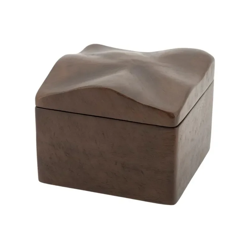 Hako small 15x15x12 cm Mangotræ dark brown