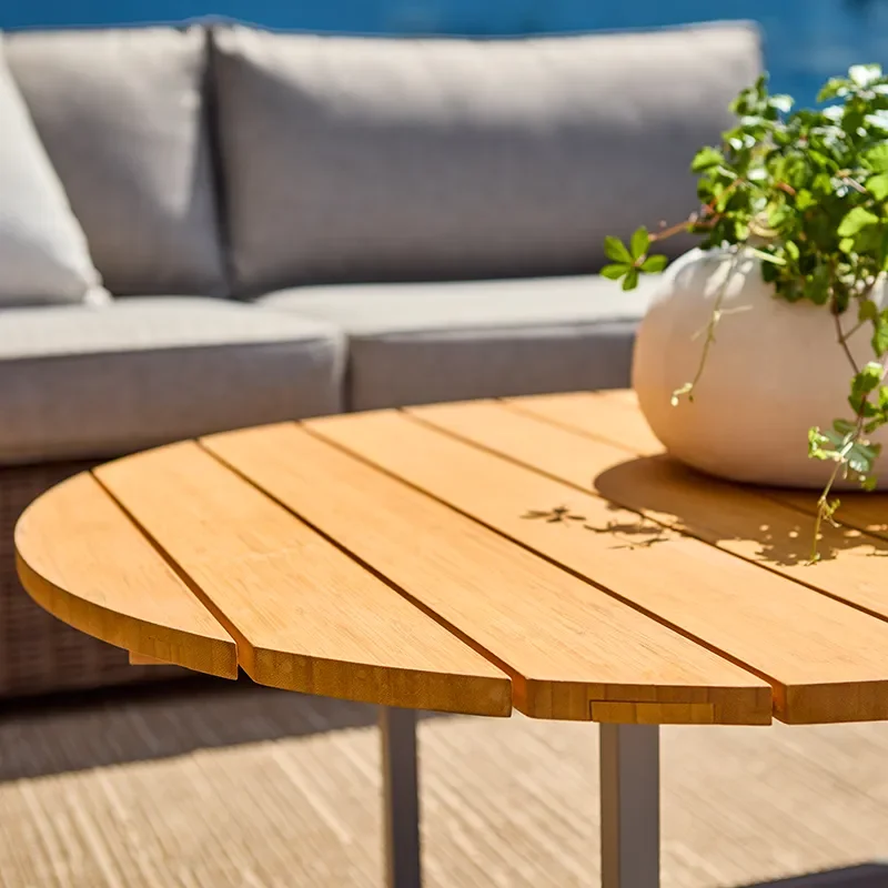 Olive sofabord 80x110 cm khaki / Bamboo