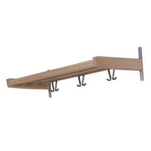 Meja hattehylde 90 cm Hvidolieret eg