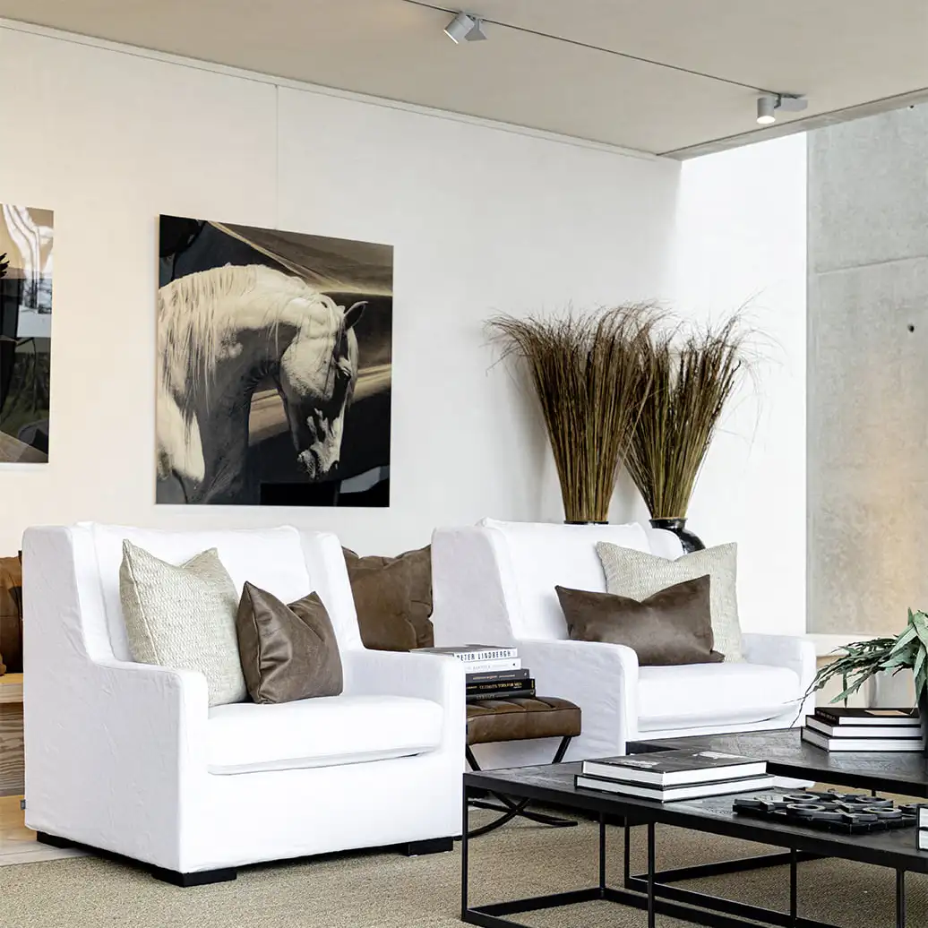 Vægdekoration Arabian Horse 100x100 cm Artwood