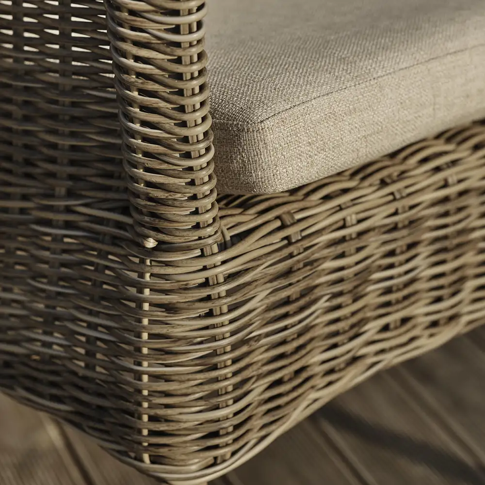 Lenora Stol/Karmstol Polyrattan Inkl. Siddehynde Brafab