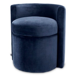 Høj lænestol Arcadia Savona midnight blue