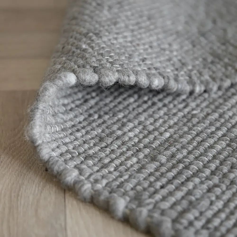 Auckland tæppe Ø250 cm grå