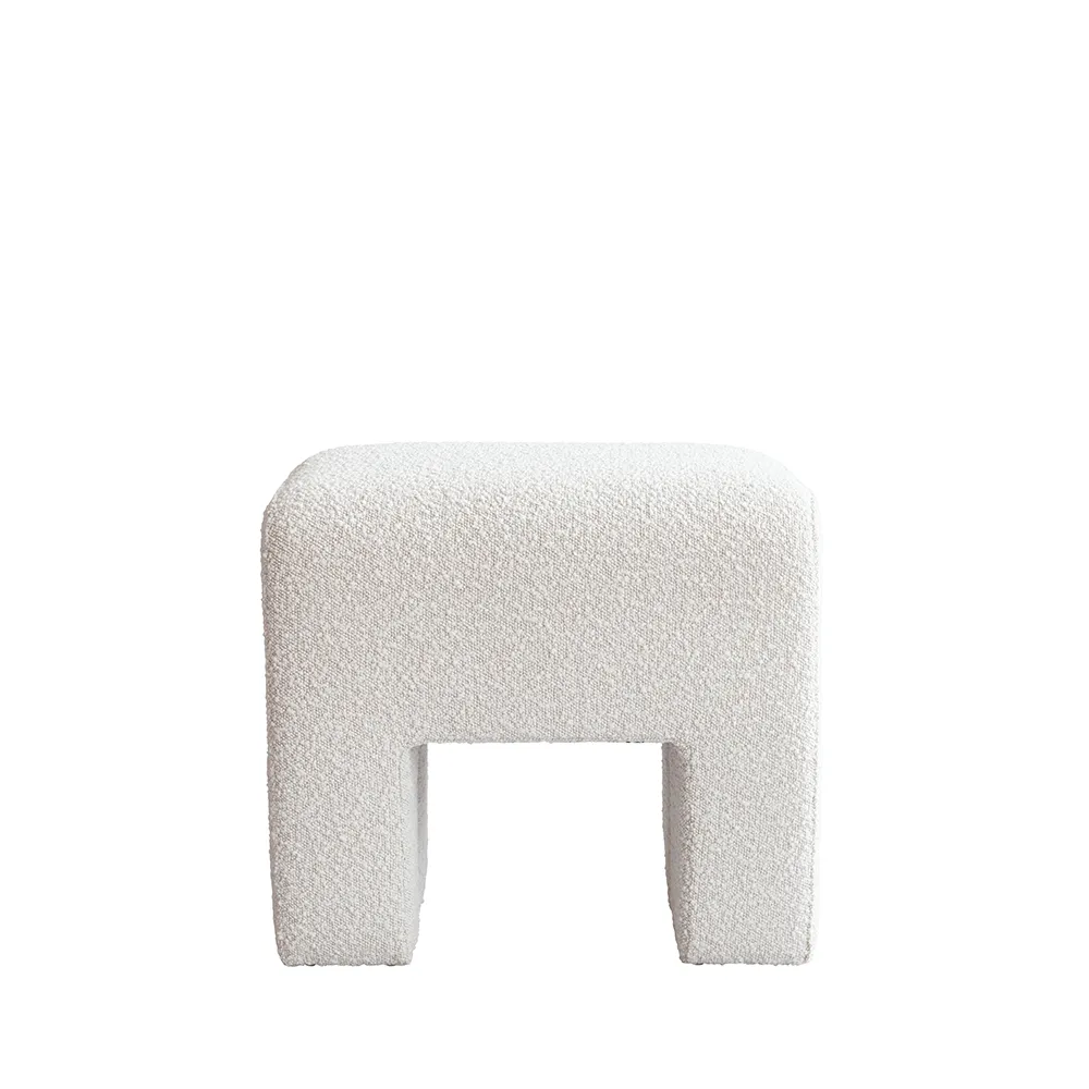 Sculpt skammel - Off White