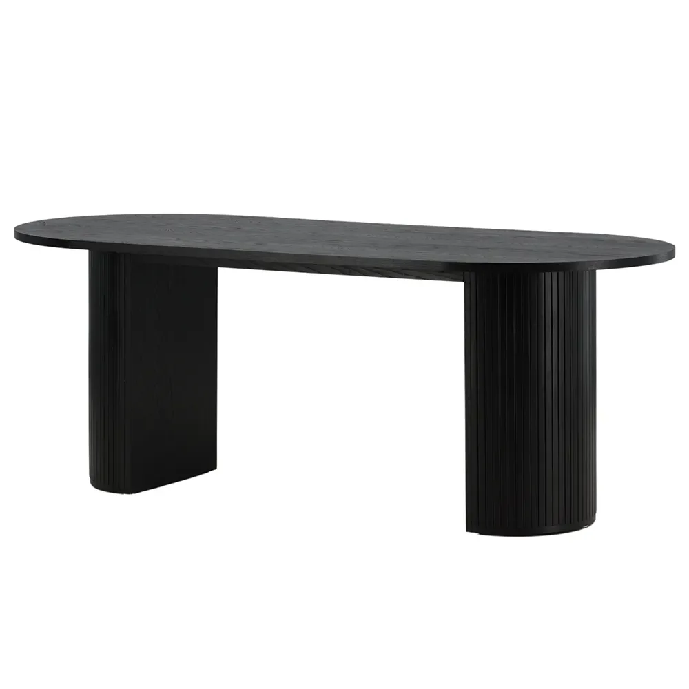 Bianca spisebord 90x200 sort 