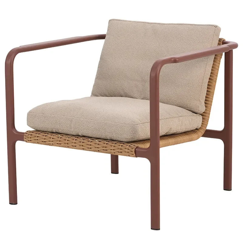 Brafab, Motty lænestol Zin Red / Teddy Beige