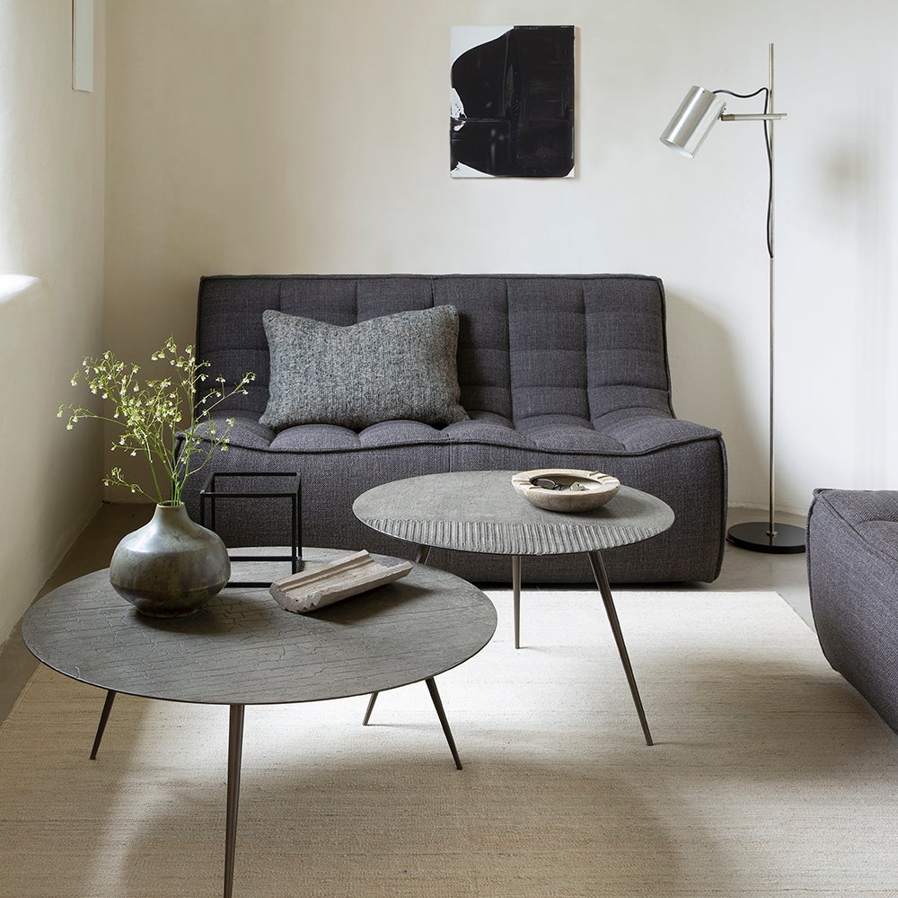 N701 2-personers sofa Dark Grey