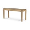 Bok Bænk Lakeret teak 35X126 cm
