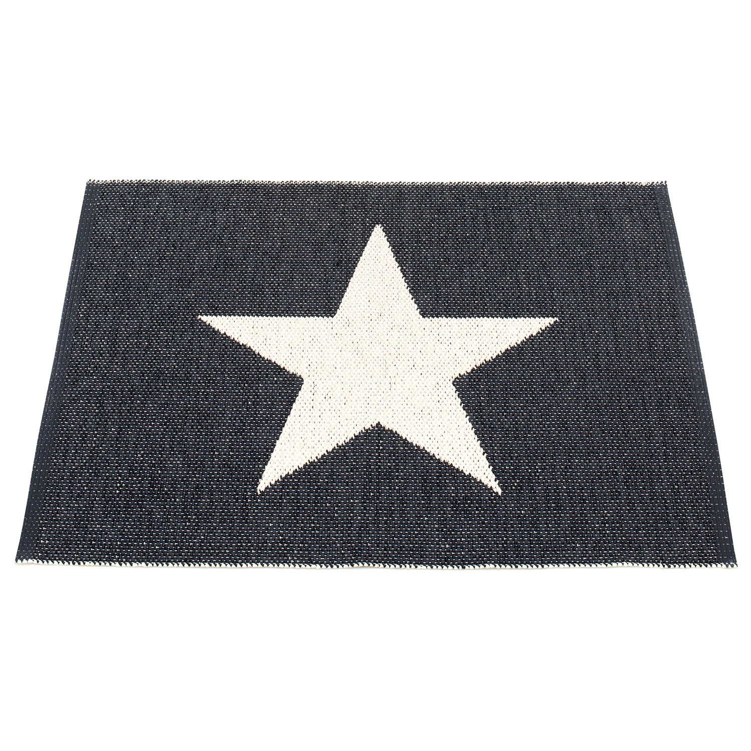 Pappelina, Viggo tæppe 70x90 cm small black / vanilla