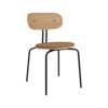 Curious Spisestol Eg/Sort Metal Sugar Brown