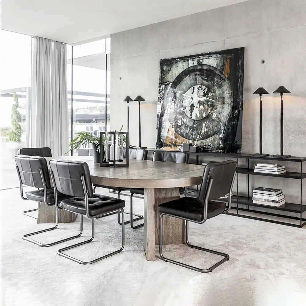 Caspian spisestol Espresso Leather