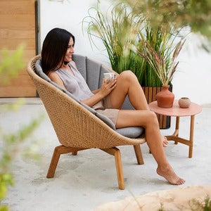 Peacock Loungestol Taupe